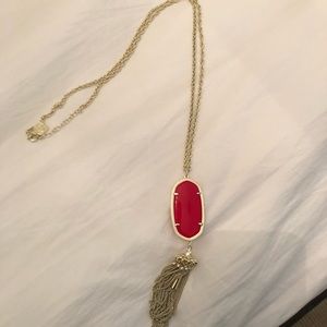 Kendra Scott Rayne necklace in red